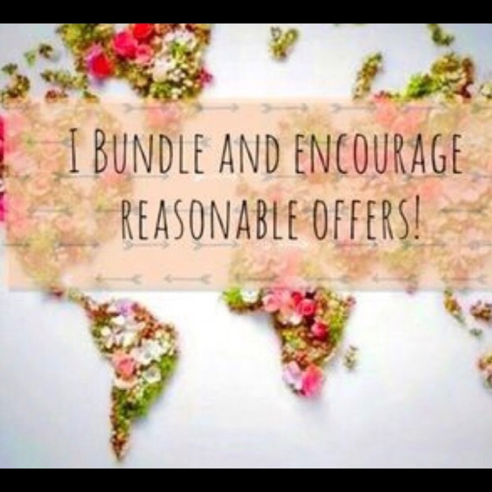 REASONABLE OFFERS WELCOME!